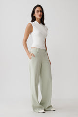Kilo Crossover Jersey Top - White