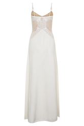 Bray Knit & Lace Maxi Dress - Ivory