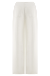 Caitlin Mid Rise Denim Jeans - White