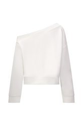 Aiden Slouchy Crew Jumper - Ivory