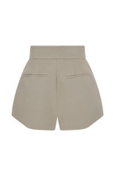 Alden High Waisted Short - Pebble
