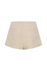 Anahita Linen Short - Natural