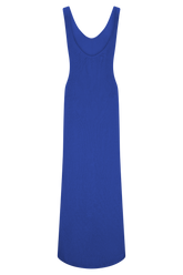 Ari Tape Yarn Knit Maxi Dress - Cobalt Blue