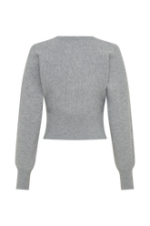 Ciaralee Cinched Waist Jumper - Grey Marle