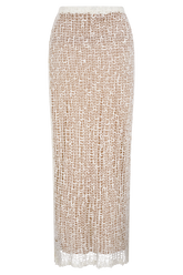 Cordelia Knit Maxi Skirt - Ivory