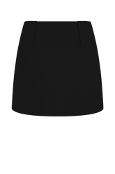 Gina Suiting Mini Skirt - Black