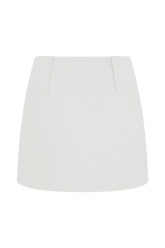 Gina Suiting Mini Skirt - Ivory