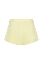Josephine Cotton Shorts With Waistbands - Lemon