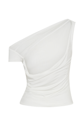 Kacey Slinky Off Shoulder Top - White