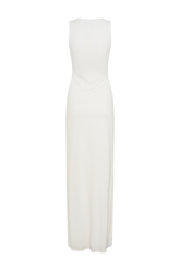 Kassidy Peached Jersey Maxi Dress - Ivory