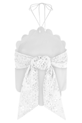 Kensley Broderie Halter Top - White