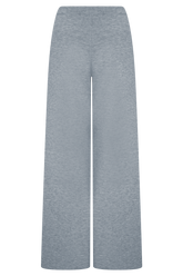 Kerrymae Straight Leg Knit Pants - Grey Marle