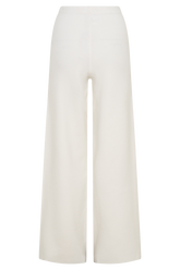 Kerrymae Straight Leg Knit Pants - Off White