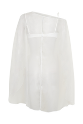 Kirstine Bralette With Chiffon Cape - Ivory