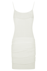 Laurie Twist Knit Mini Dress - Ivory