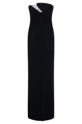 Lianne Strapless Maxi Dress - Black