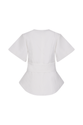 Liberty Shortsleeve Top - White