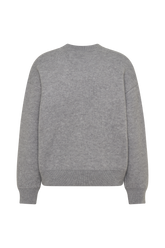 Lulu Oversized Knit Jumper - Grey Marle