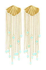 Maia Chandelier Earrings - Gold