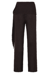 Mattais Boucle Knit Pants - Dark Chocolate
