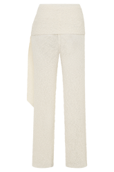 Mattais Boucle Knit Pants - Ivory