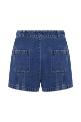 Meadow Denim Shorts - Dark Blue