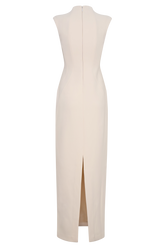 Michelle Cut Out Maxi Dress - Buttercream