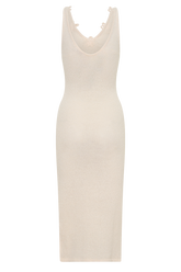 Rachael Knit Midi Dress - Nude