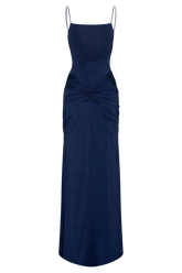 Roisin Slinky Maxi Dress - Navy