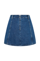 Rosalyn Mini Denim Skort - Dark Blue