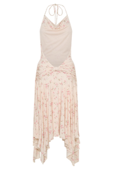 Sylvie Modal Hankie Midi Dress - Floral Ditsy Print