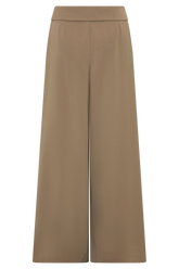 Tanya Wide Leg Suiting Pants - Camel