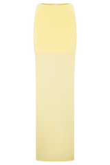 Tanyel Sheer And Bandage Knit Maxi Skirt - Lemon