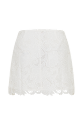 Tessa Broderie Mini Skirt - White