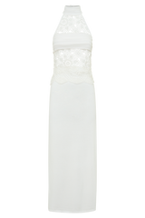 Tessie Knit & Crochet Maxi Dress - Ivory