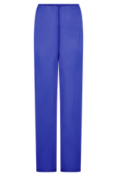 Tonya Sheer Straight Leg Pant - Cobalt Blue
