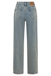Tyla Diamante Denim Jeans - Blue/Green
