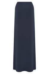 Vivica Slinky Gathered Maxi Skirt - Midnight Navy