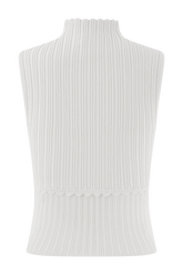 Indy Pointelle Knit Top - Ivory