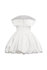 Lauretta Off Shoulder Mini Dress - White
