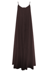 Lenny Front Tie Top - Chocolate