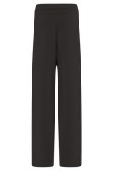 Natalya Knit Wide Leg Pants - Dark Chocolate