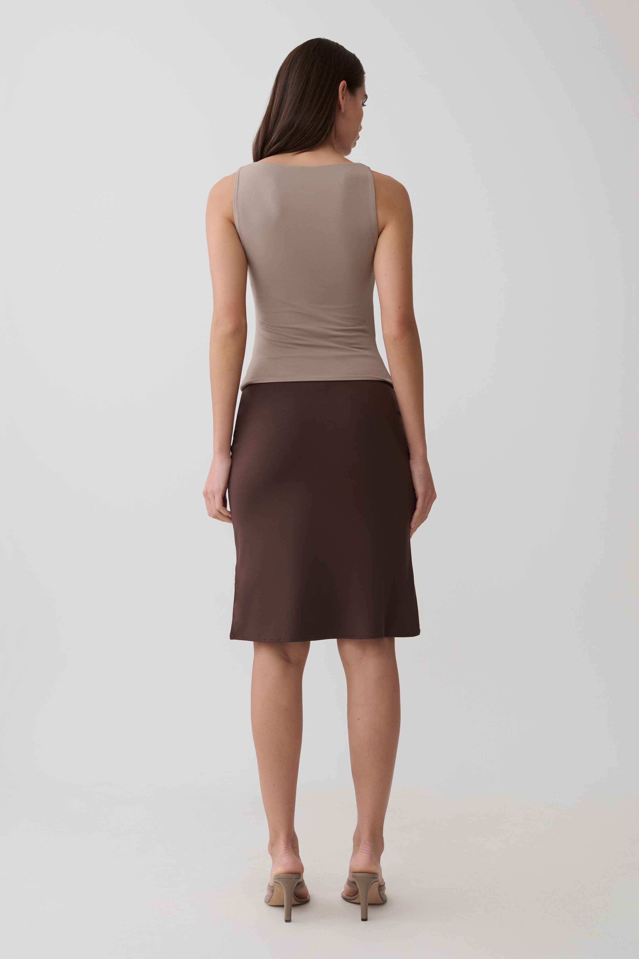 Nicolette Sleeveless Tank Top - Neutral