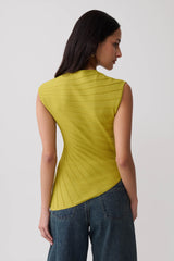 Marylee Knit Ribbed Sleeveless Top - Olive