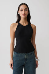 Bernadette Hardware Sleeveless Top - Black