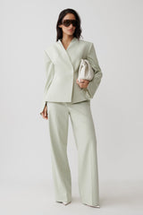 Katherine Suiting Structured Blazer - Sage