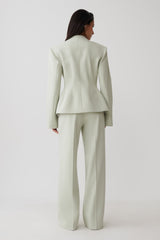 Katherine Suiting Structured Blazer - Sage