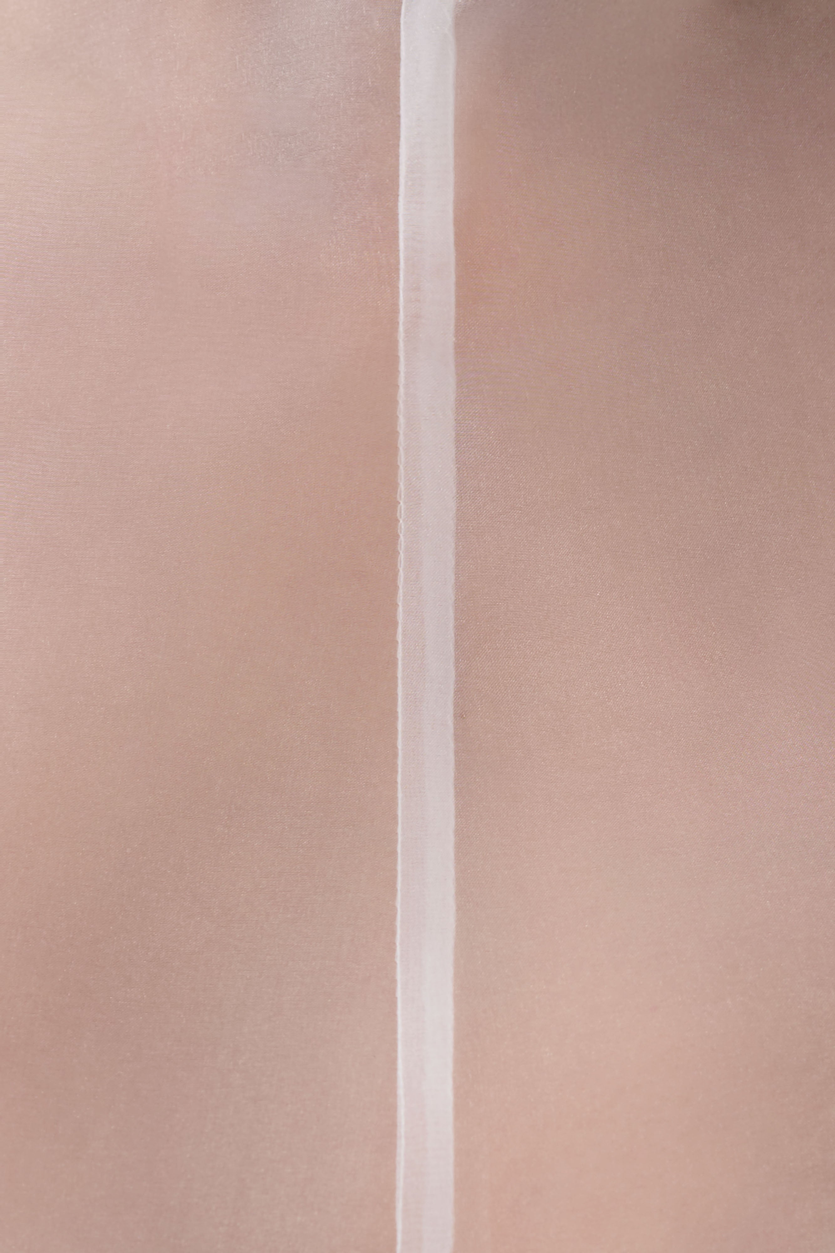 Lillian High Neck Sheer Sleeveless Top - White