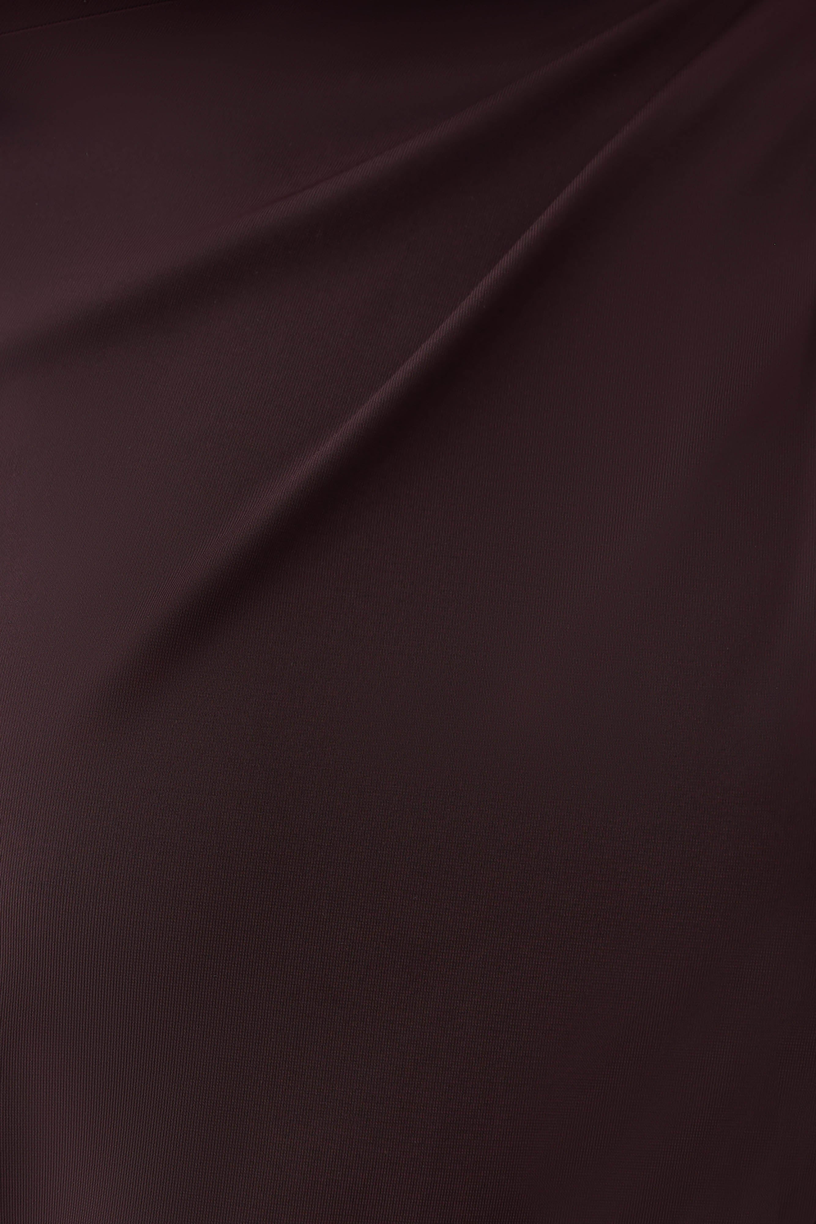 Yuri Gather Sleeve Maxi Dress - Chocolate