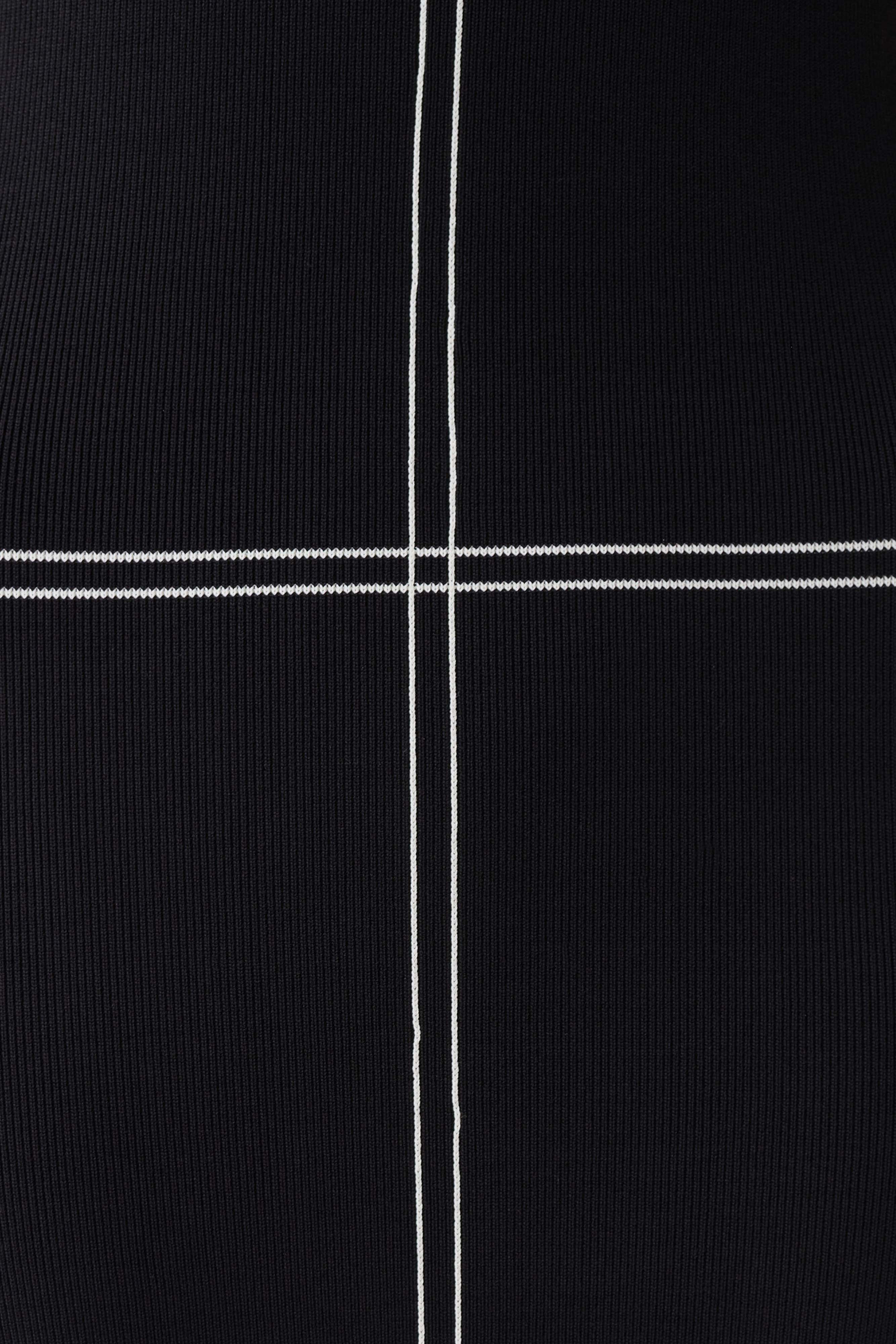 Malone Bandage Knit Midi Dress - Black